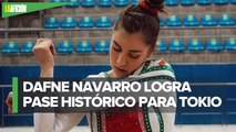 Dafne Navarro logra plaza para México en Tokio 2021 en gimnasia de trampolín