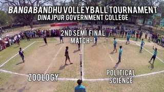 Zoology vs Political Science; Dinajpur Gov College; (2nd Semifinal, Match-1)