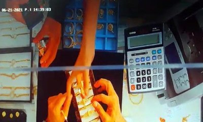 YOZGAT'TA KUYUMCU DÜKKANINDAKİ KAPKAÇ KAMERAYA YANSIDI