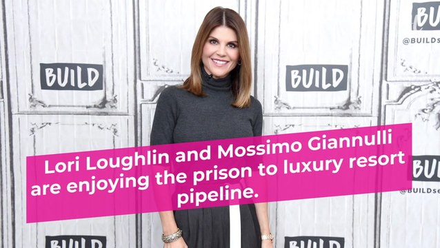 Mossimo Giannulli Goes Shirtless In Swimsuit & Lori Loughlin Rocks Beach Coverup In Cabo