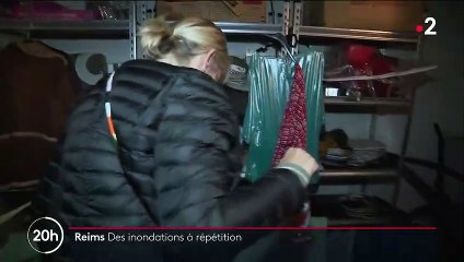 Reims : des rues du centre-ville inondées pour la troisième fois en deux semaines