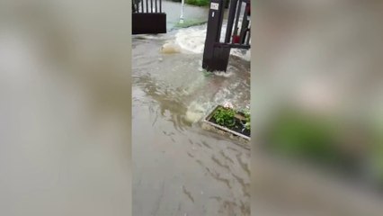 Les images des importantes inondations à Notre-Dame-du-Hamel, dans l'Eure