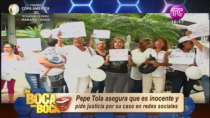 ¿Qué está pasando en el caso de Pepe Tola? Hay una campaña que lo apoya