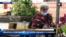 Coronavirus en Argentina: se registraron 792 muertes, un nuevo récord diario desde el inicio de la pandemia