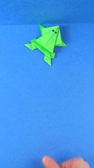 REALLY JUMPING PAPER Frog -CHALLENGE !!! /3VK YT