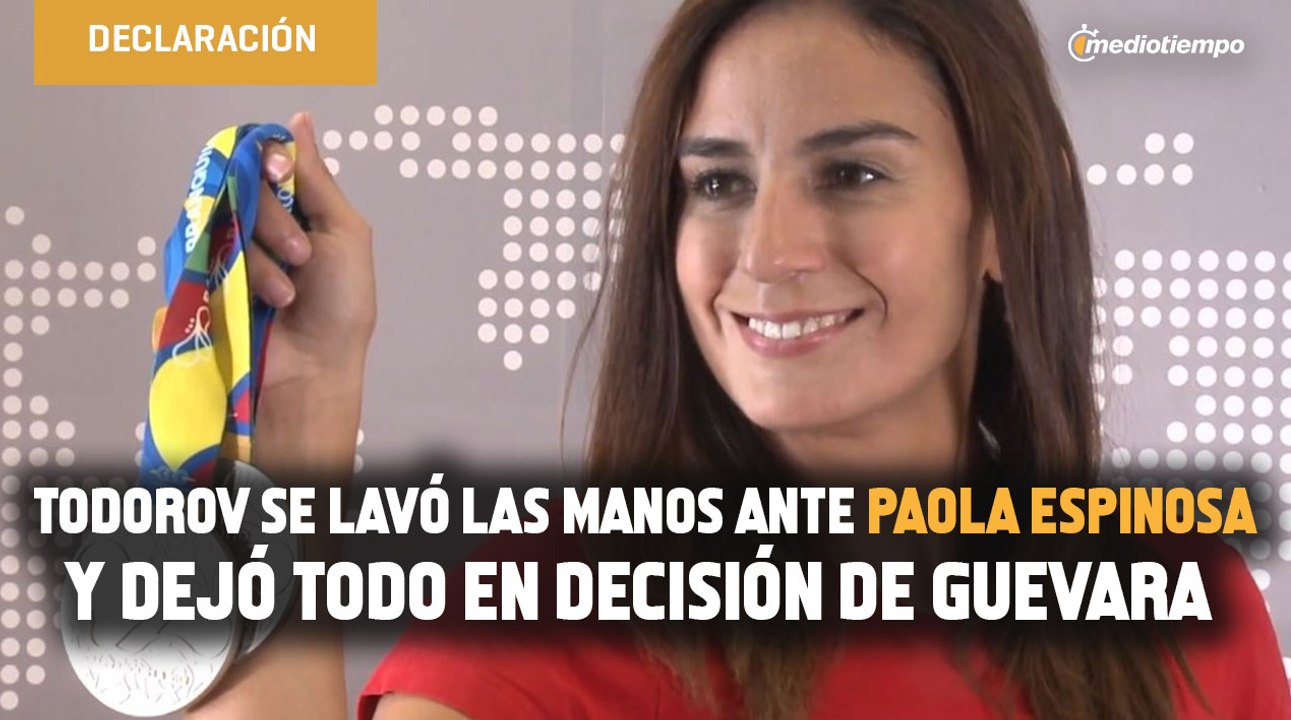Kiril Todorov se lavó las manos ante Paola Espinosa y dejó todo en decisión de Guevara