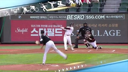 [스포츠영상] LG 채은성, 돌아온 임찬규의 특급도우미?