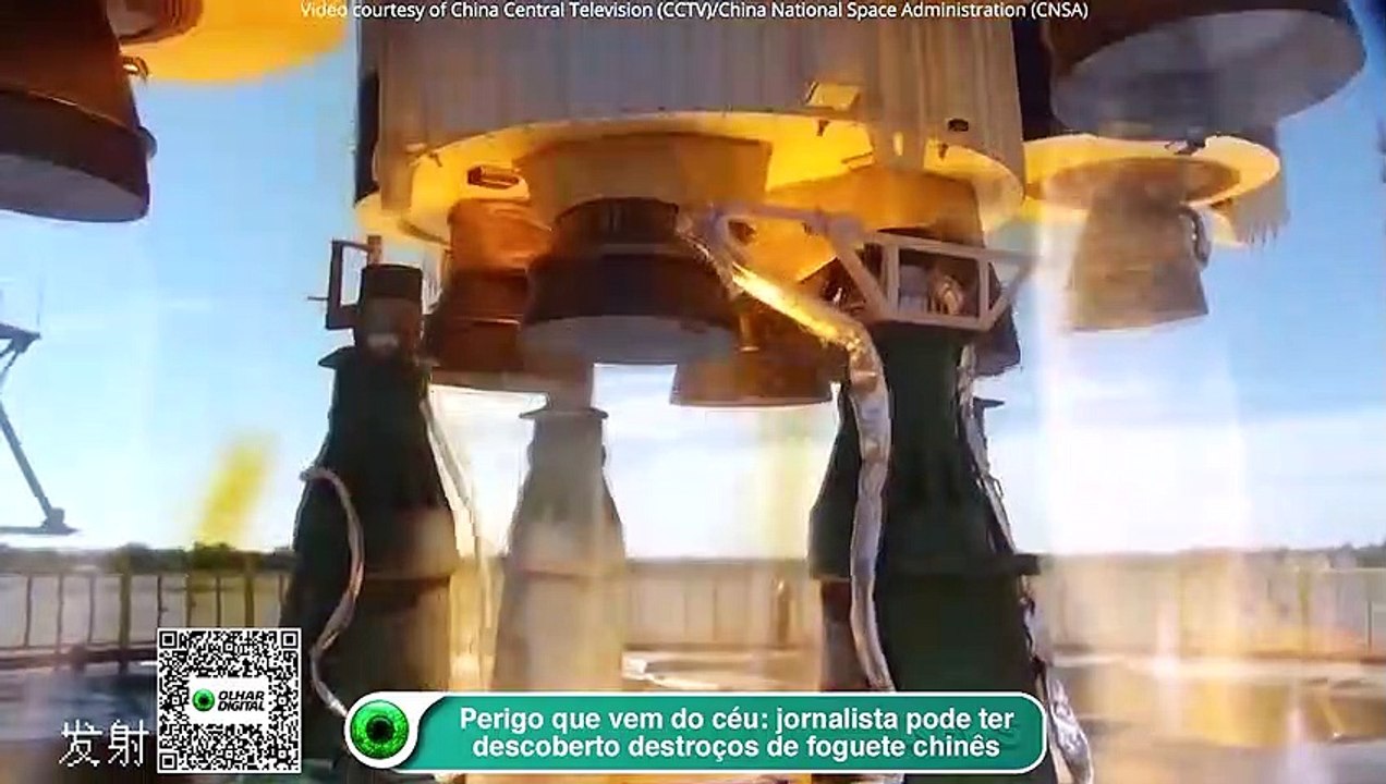 Perigo que vem do céu- Jornalista pode ter descoberto destroços de foguete chinês