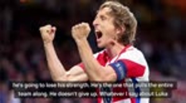 Croatia coach Dalic full of praise for Modric after Scotland win