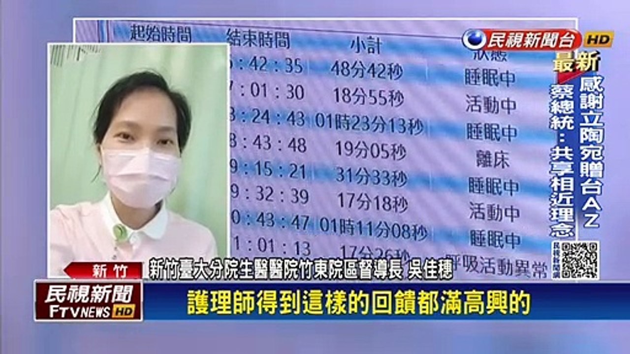 智慧光纖薄墊、24小時巡房系統　醫護添保障