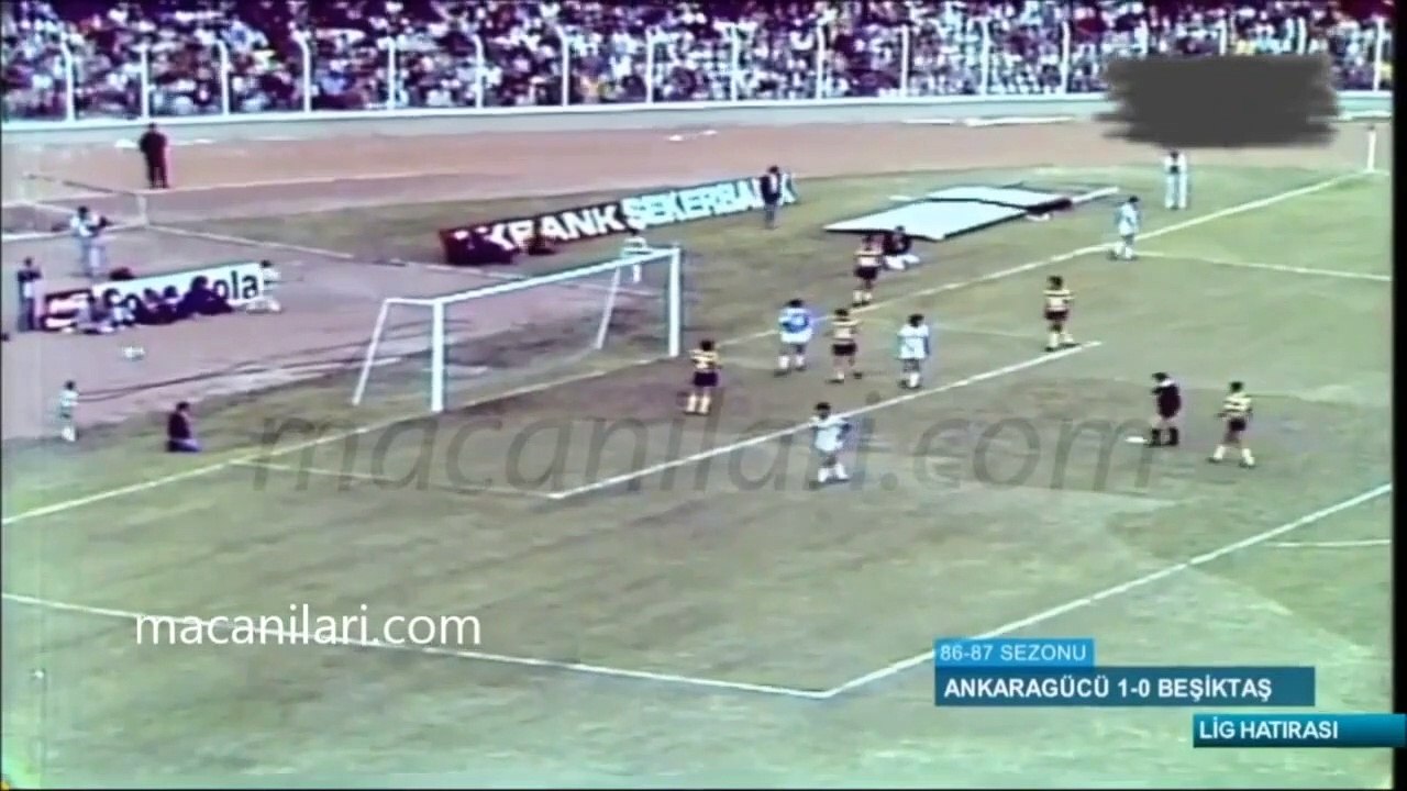 Ankaragücü 1-0 Beşiktaş [HD] 21.09.1986 - 1986-1987 Turkish 1st League Matchday 5 + Post-Match Comments