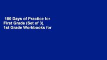 180 Days of Practice for First Grade (Set of 3), 1st Grade Workbooks for Kids Ages 5-7, Includes