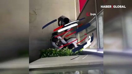 Özel güvenlik görevlileri nöbetten dönen doktora saldırdı! Dehşet anbean görüntülendi