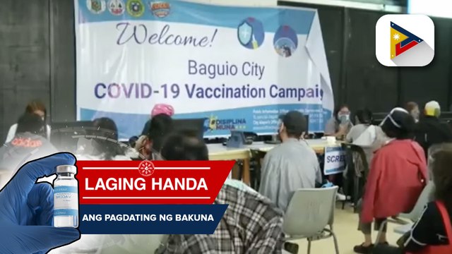 Pagbabakuna sa mga kabilang sa A5 category sa Baguio City, nagsimula na