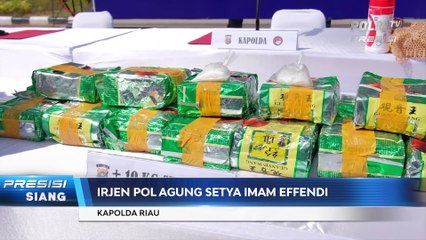 Ditresnarkoba Polda Riau Ungkap Peredaran 18 Kg Sabu di Bengkalis