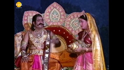 रामायण - EP 54 - राम के बाण से रावण के मुकुट-छत्रादि गिरना _ शूक और सारण का पकड़ा जाना _