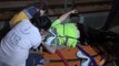 Son dakika haberleri | Aşırı süratli otomobilin alkollü sürücüsü polis noktasına daldı 2'si polis 4 yaralı - KAZA MOBESEDE
