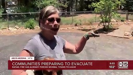 Download Video: Arizona wildfires forcing communities to evacuate