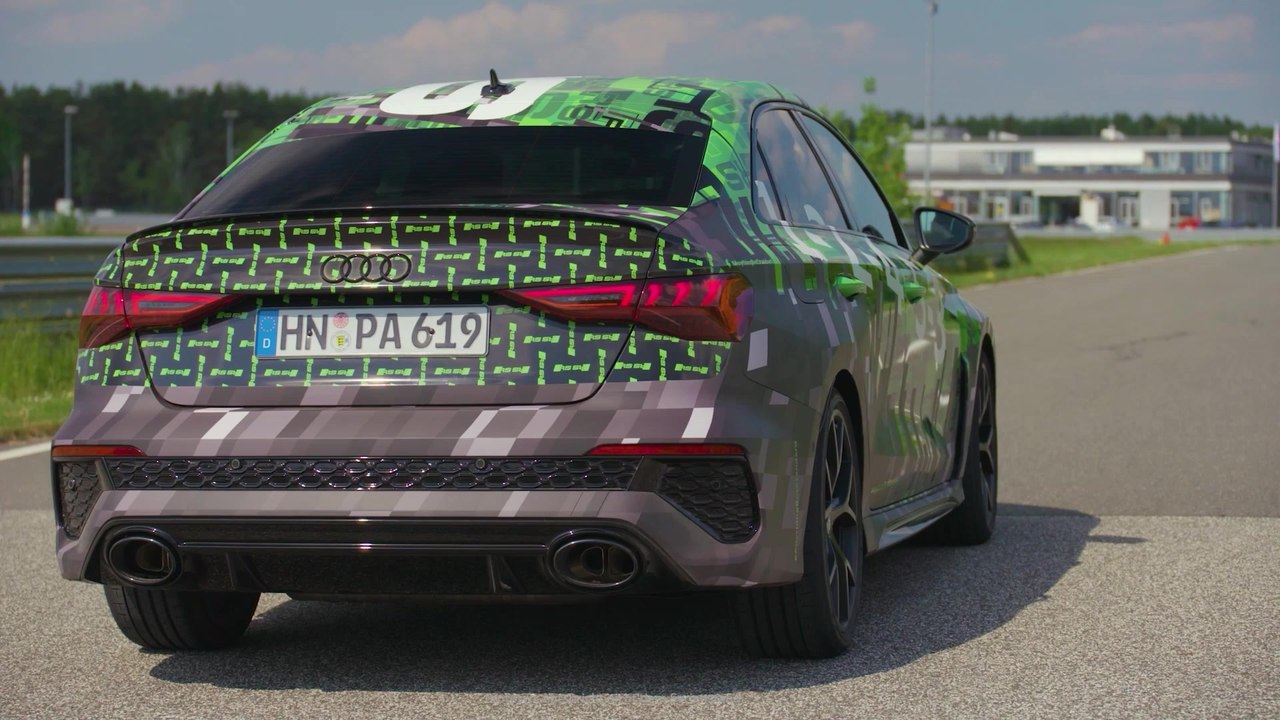 Digitale Sneak Preview des Audi RS 3 Prototyp