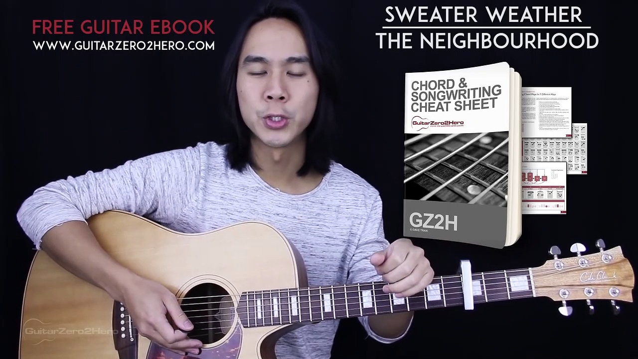 Sweater Weather Guitar Tutorial – The Neighbourhood Guitar Lesson Chords + Guitar Cover