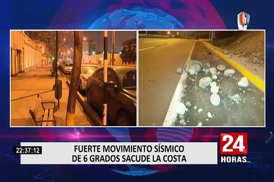 Chaclacayo: desprendimiento de piedras y rocas tras sismo de magnitud 6.0