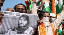 Dogra Front protest against Mehbooba Mufti in Jammu