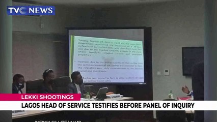 Lekki shooting: Lagos head of service testifies before panel of inquiry