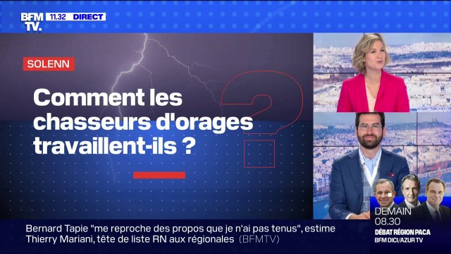 Comment travaillent les chasseurs d'orages ? BFMTV répond à vos questions