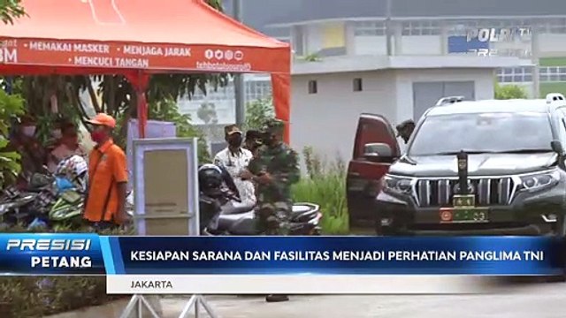 Panglima TNI Meninjau Rusun Nagrak Sebagai Lokasi Isolasi Pasien Covid-19