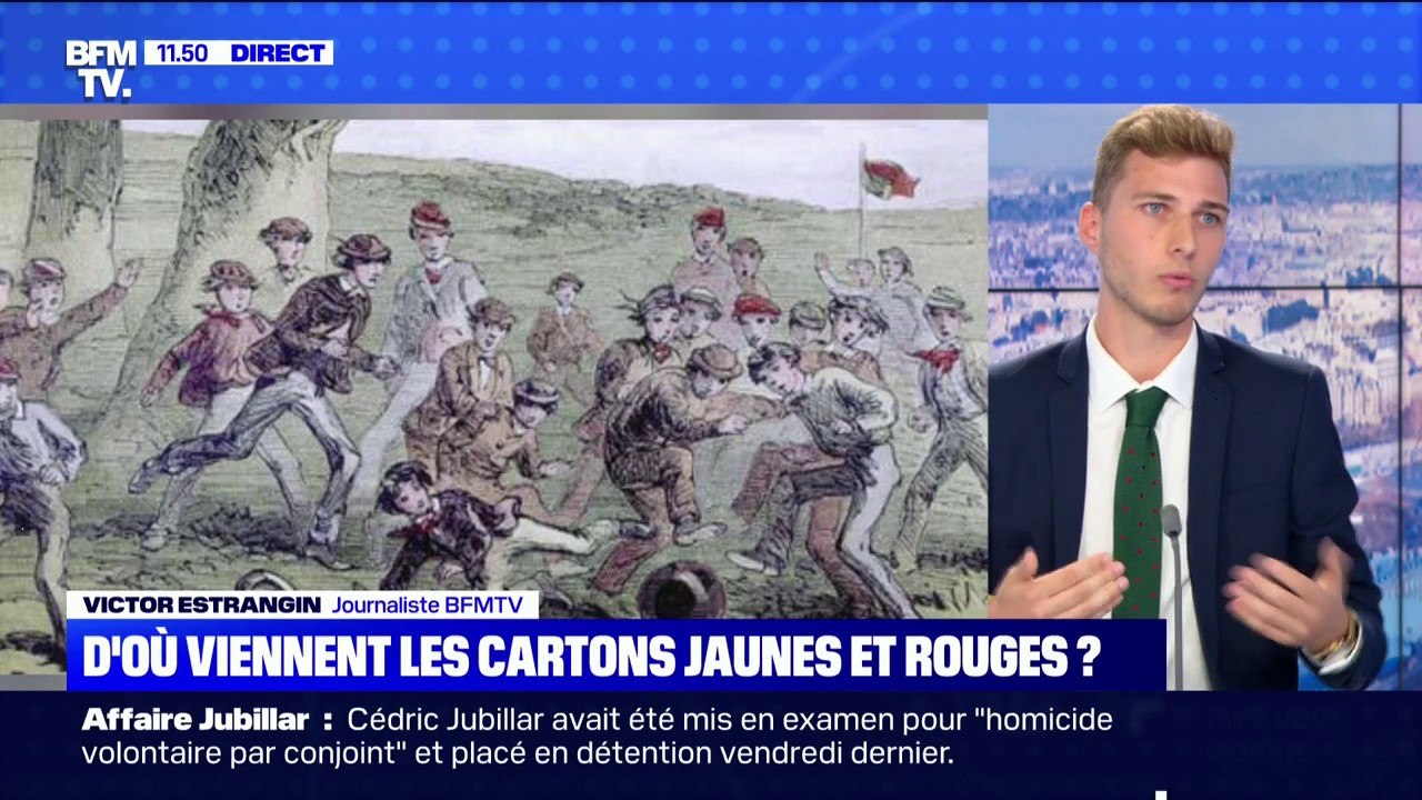 Football: d'où viennent les cartons rouges et jaunes ? BFMTV répond à vos questions