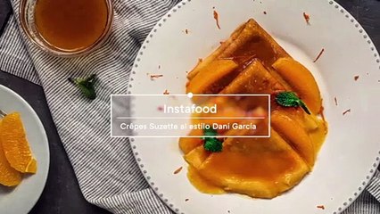 Crêpes suzette de Dani García