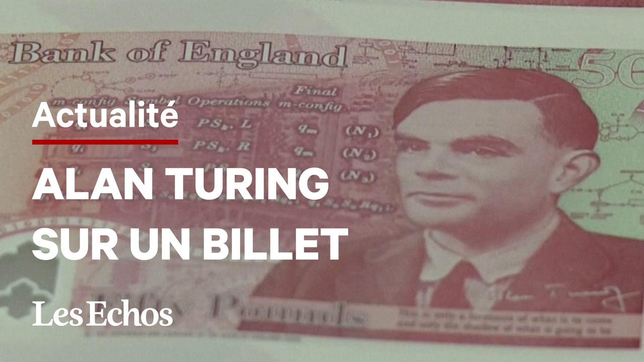Alan Turing, effigie du nouveau billet de 50 livres de la Banque d ...