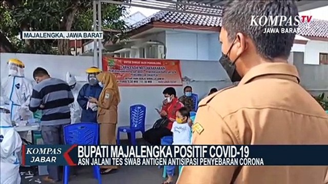 Bupati Majalengka Positif Covid, ASN di SWAB