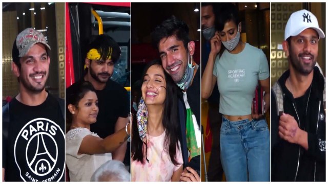 KKK 11 Contestants Spotted At Mumbai Airport; Varun Sood Receives Warm Welcome From GF Divya Agarwal