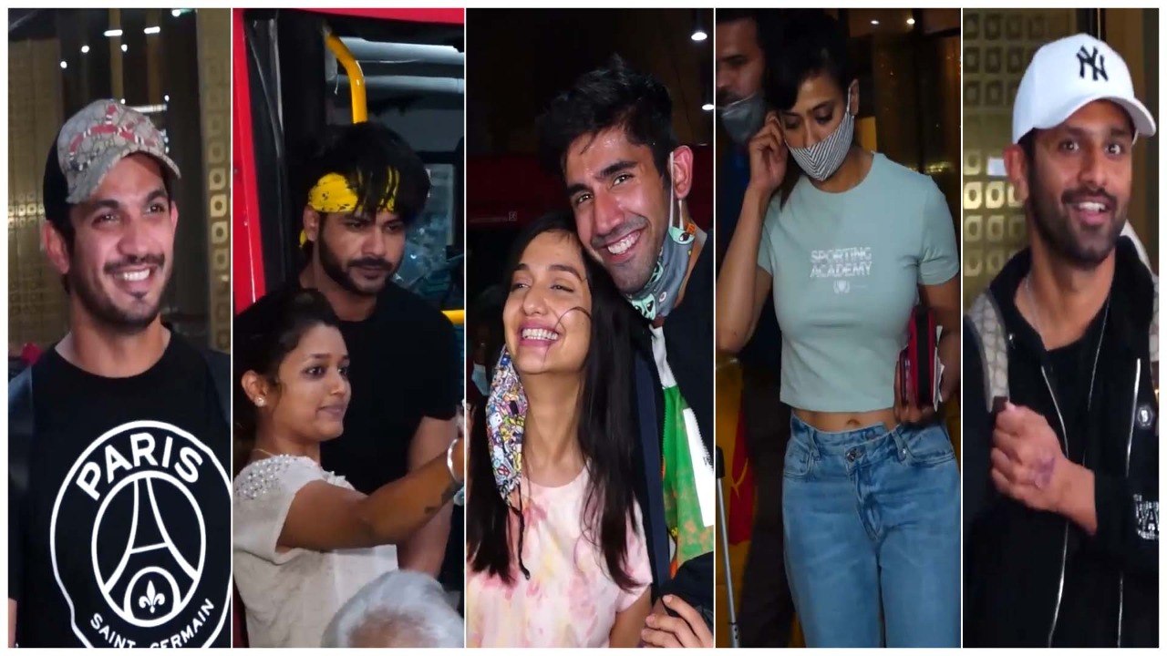 KKK 11 Contestants Spotted At Mumbai Airport; Varun Sood Receives Warm Welcome From GF Divya Agarwal