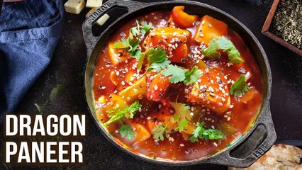 How to Make Dragon Paneer | Dragon Paneer Recipe | Quick Paneer Gravy | Sweet & Spicy Food | Varun