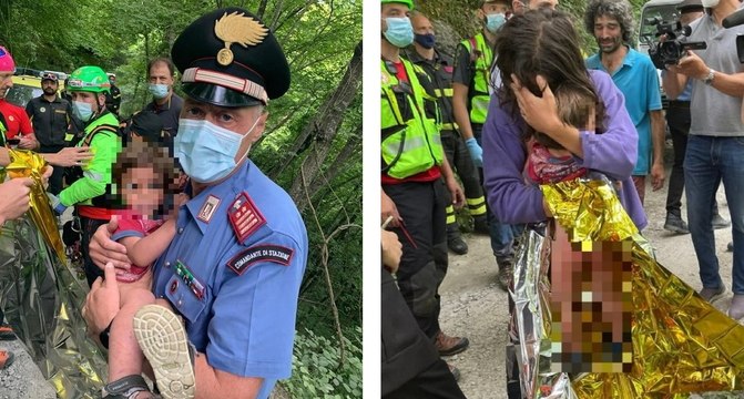 Ritrovato Nicola, il bimbo di due anni scomparso nei boschi del Mugello (23.06.21)