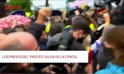 Los presos del 'procés' salen de la cárcel