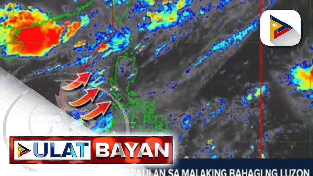 Habagat, magpapaulan sa malaking bahagi ng luzon; ncr at nalalabing bahagi ng bansa, posibleng makaranas ng thunderstorms; Bagyo sa labas ng PAR, lumakas pa at isa nang tropical storm