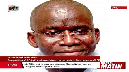Serigne Mbacké Ndiaye révèle : «Aliou Sow a été le théoricien du quart bloquant et le choix de Me Wade pour le poste de Vice-President était Maimouna Sourang Ndir.»