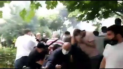 Tozkoparan'da biber gazlı müdahale