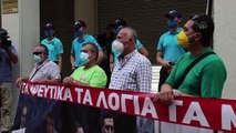 ATİNA - Yunanistan'da sağlık çalışanları iş durdurma eylemine gitti