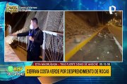 Sismo de 6.0: Emape realizó labores para liberar tramos de la Costa Verde por desprendimiento de rocas