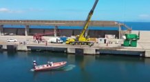 Porto Torres (SS) - Rimossi residui di carbone da fondale porto industriale (23.06.21)
