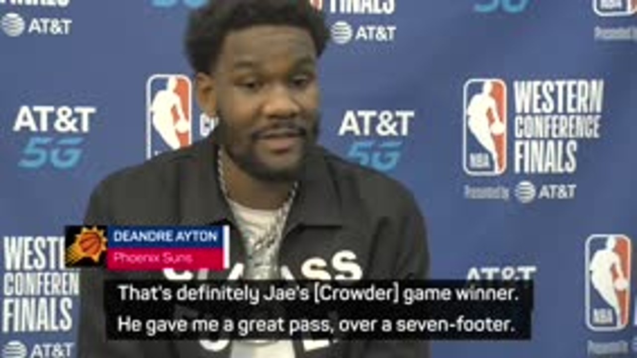 Suns hail Ayton's 'Valley Oop' winner - video Dailymotion