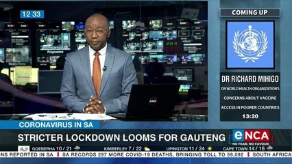 Stricter lockdown looms for Gauteng