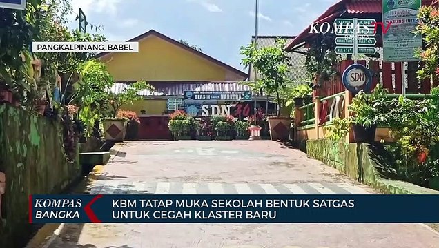 Jelang KBM Tatap Muka, Sekolah di Pangkalpinang bentuk Satgas untuk Cegas Cluster Baru