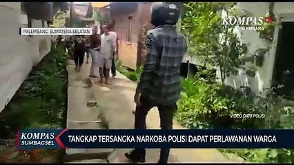Tangkap Tersangka Narkoba Polisi Dapat Perlawanan Warga