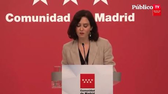 Ayuso, sobre los indultos: Hoy se humilla a los españoles y España entera está indignada