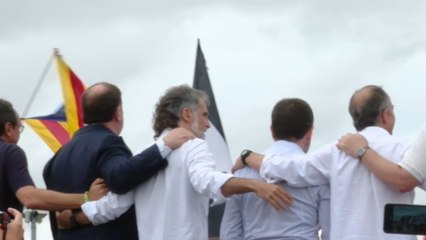 Los presos del procés, en libertad